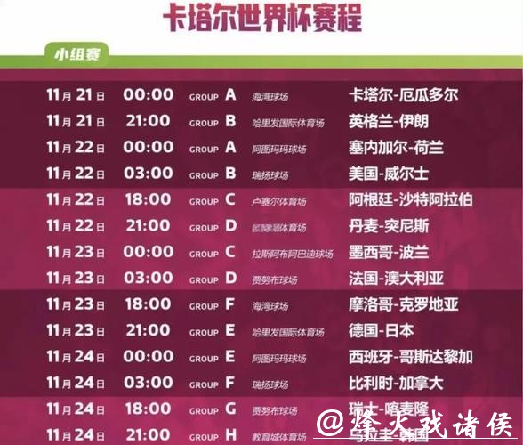 全面解析世界杯赛事详情大集合